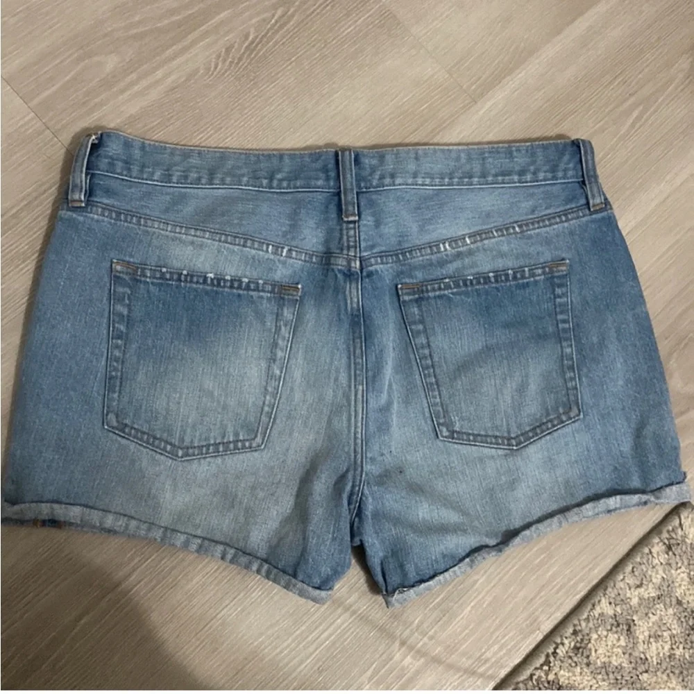 #1255 Denim Cutoff Shorts in Light Blue
